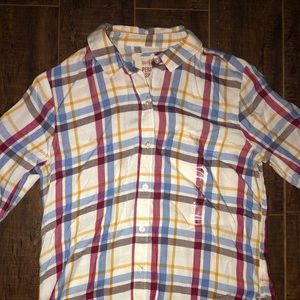Multi Color Casual Flannel